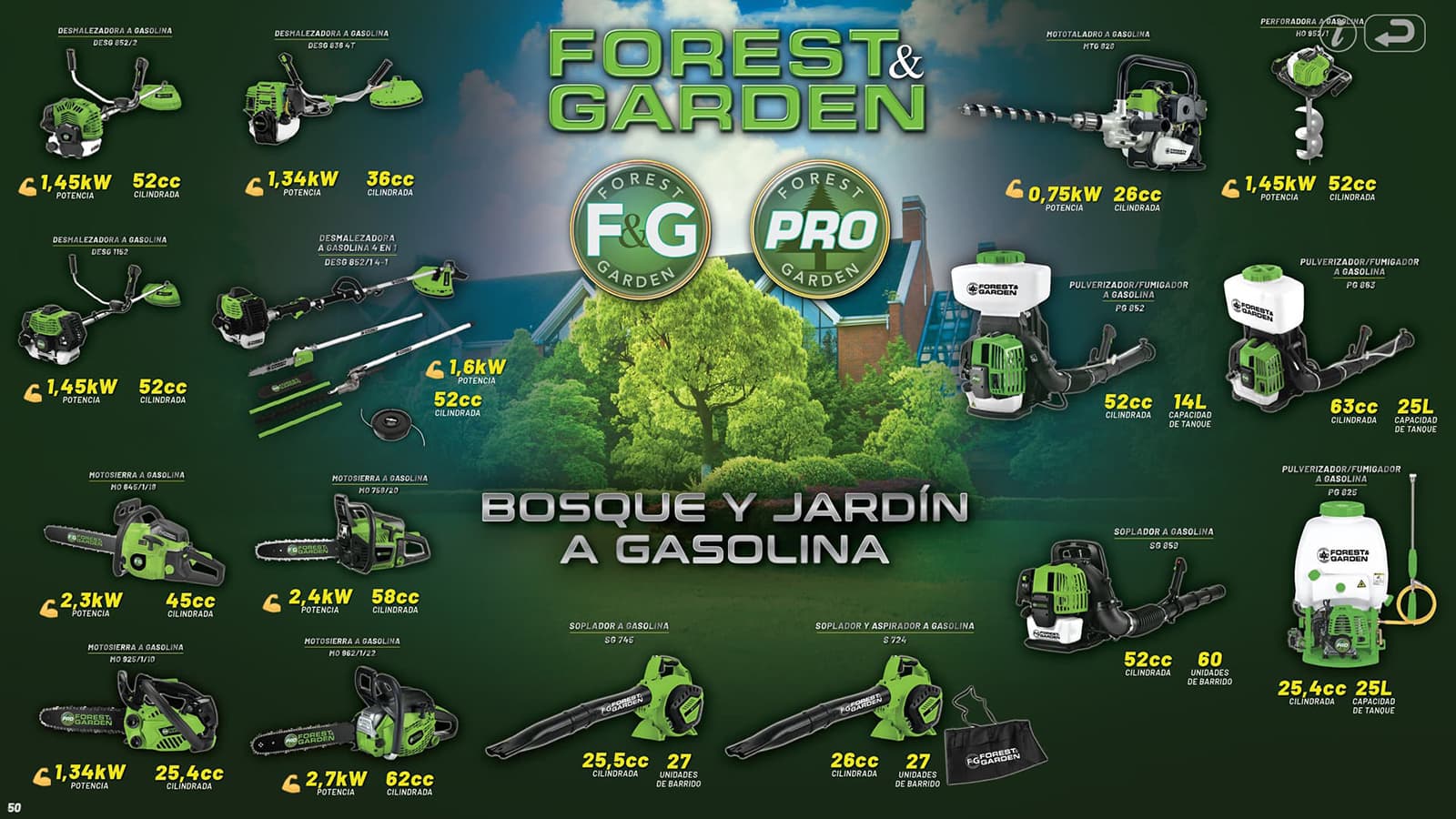 Bosque y Jardin Gasolina F&G