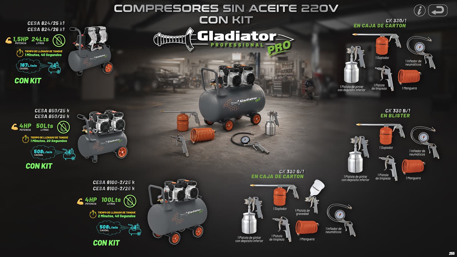 Compresores kit G 220v