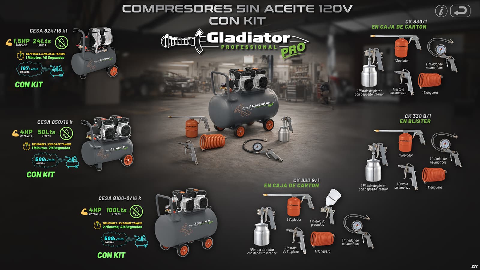 Compresores Kit 120V