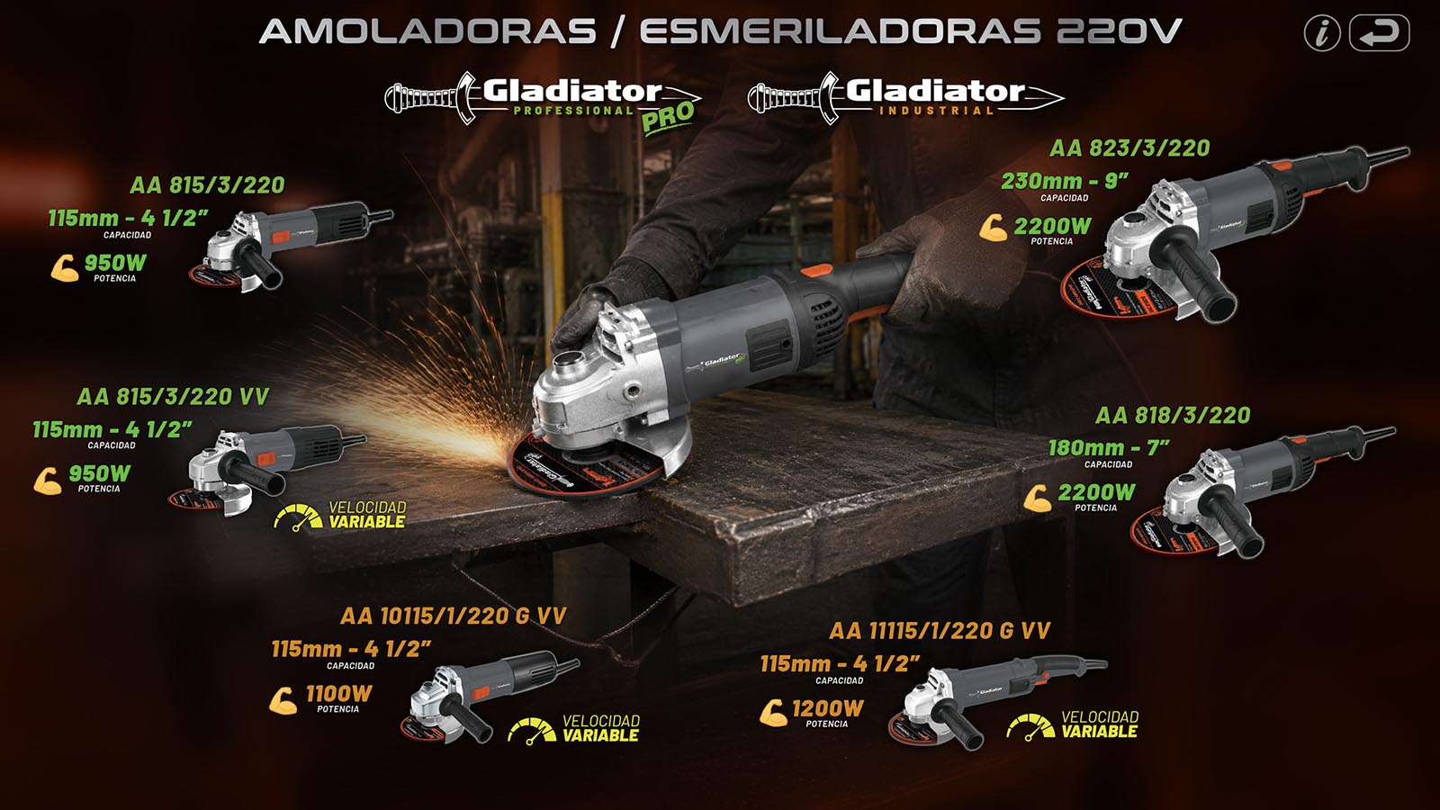 Amoladoras G 220v