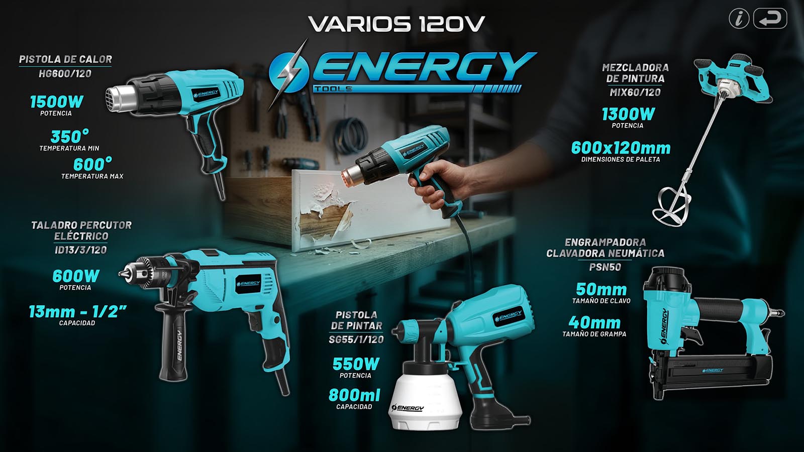Varios E 120v