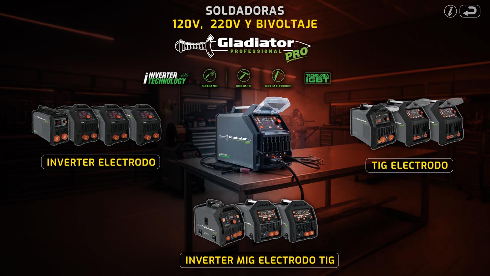 Soldadoras G 120v