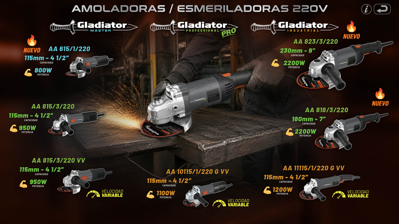 Amoladoras G 220v