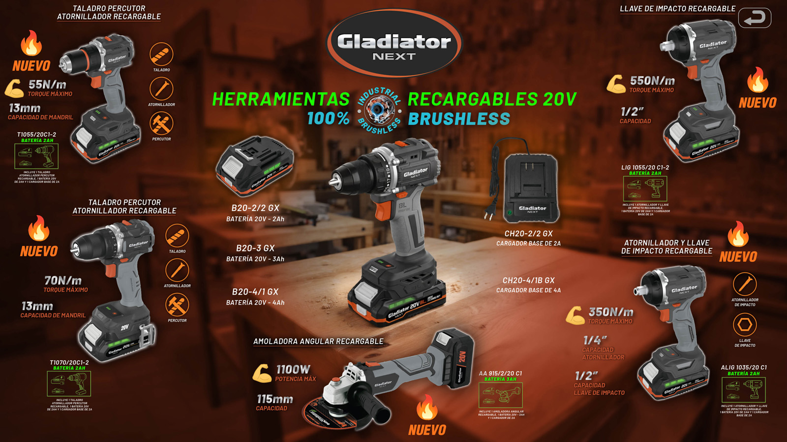 Hta Recargable 20v G