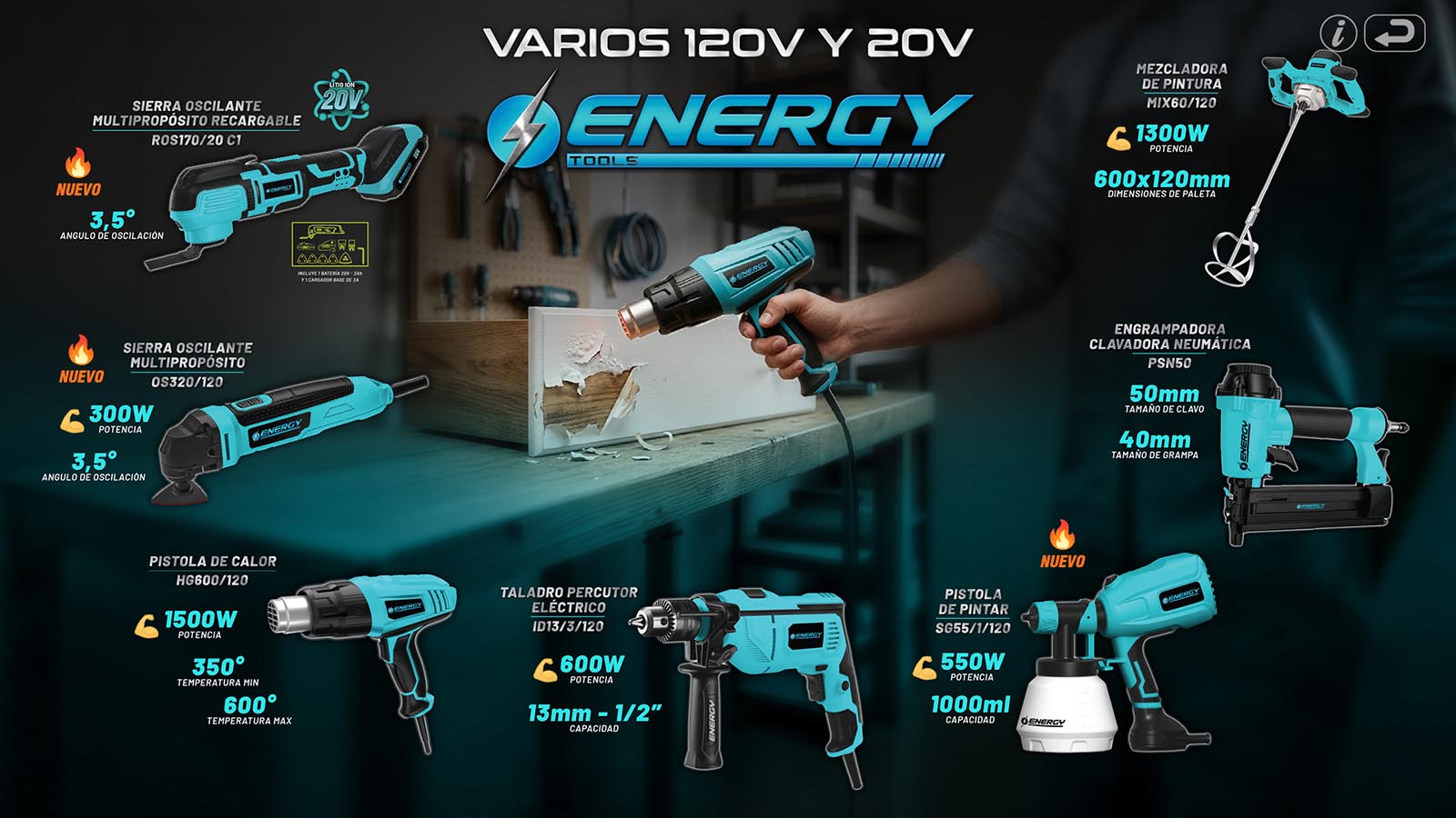 Varios E 120v