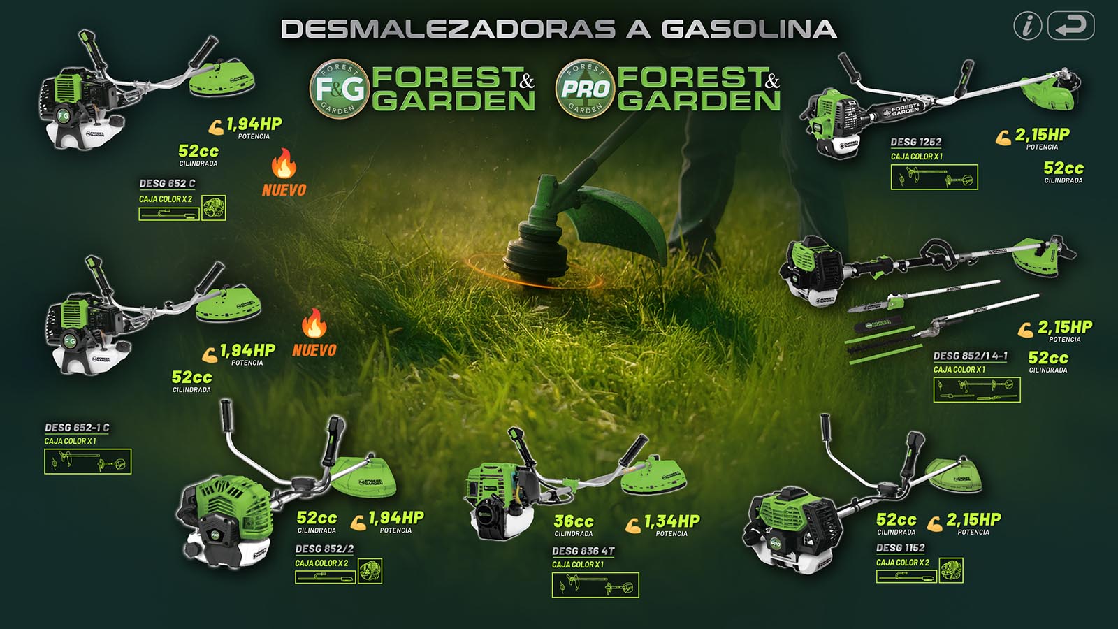 Desmalezadoras F&G