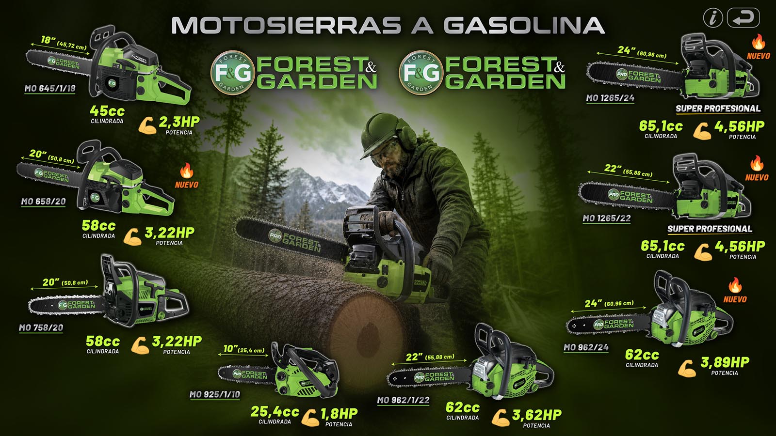 Motosierras F&G