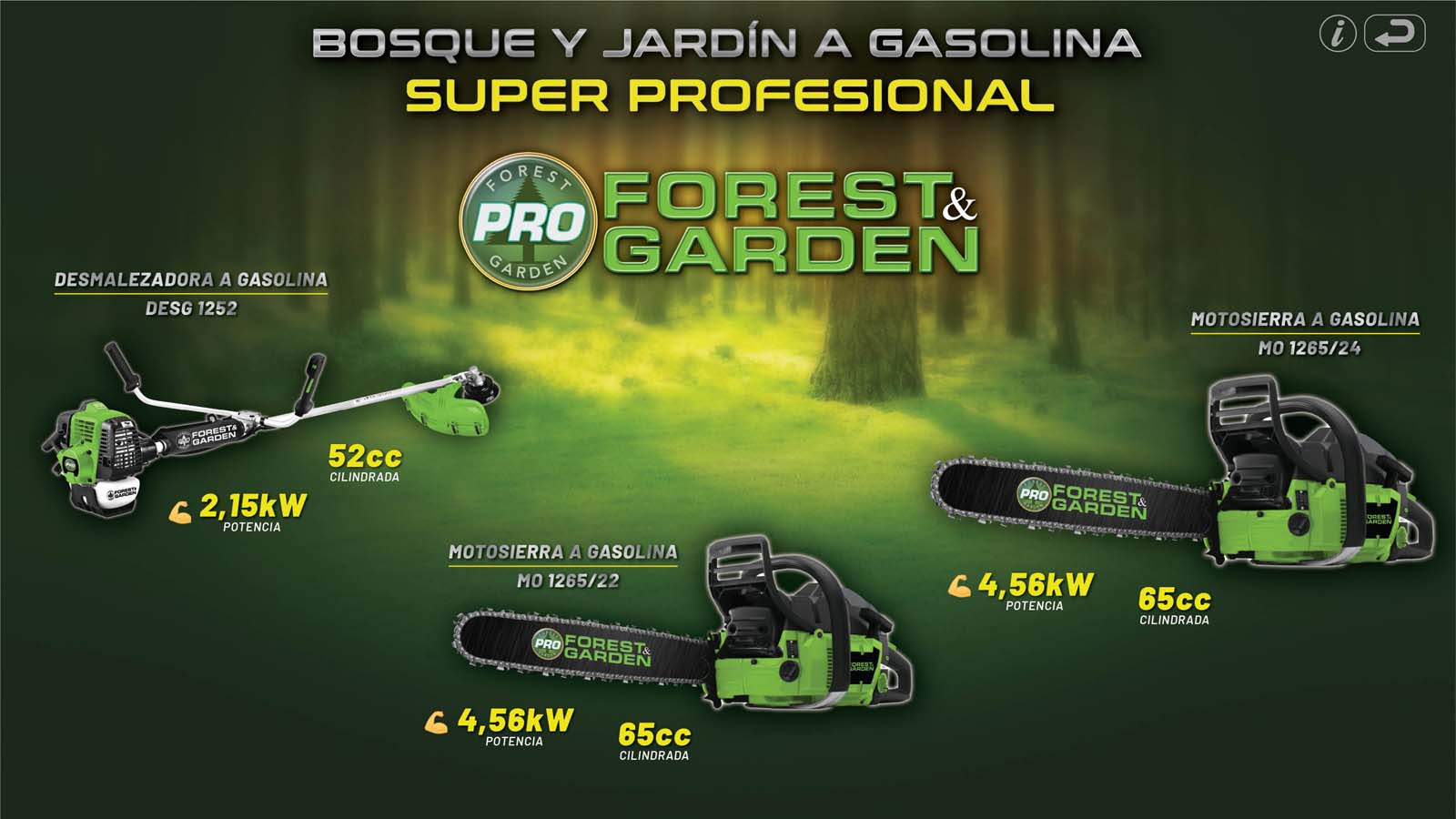 Bosque y Jardin Gasolina Super Profesional
