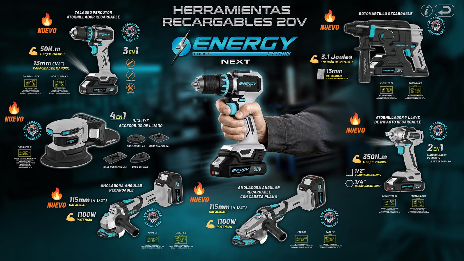 Herramientas 20V - Energy Next