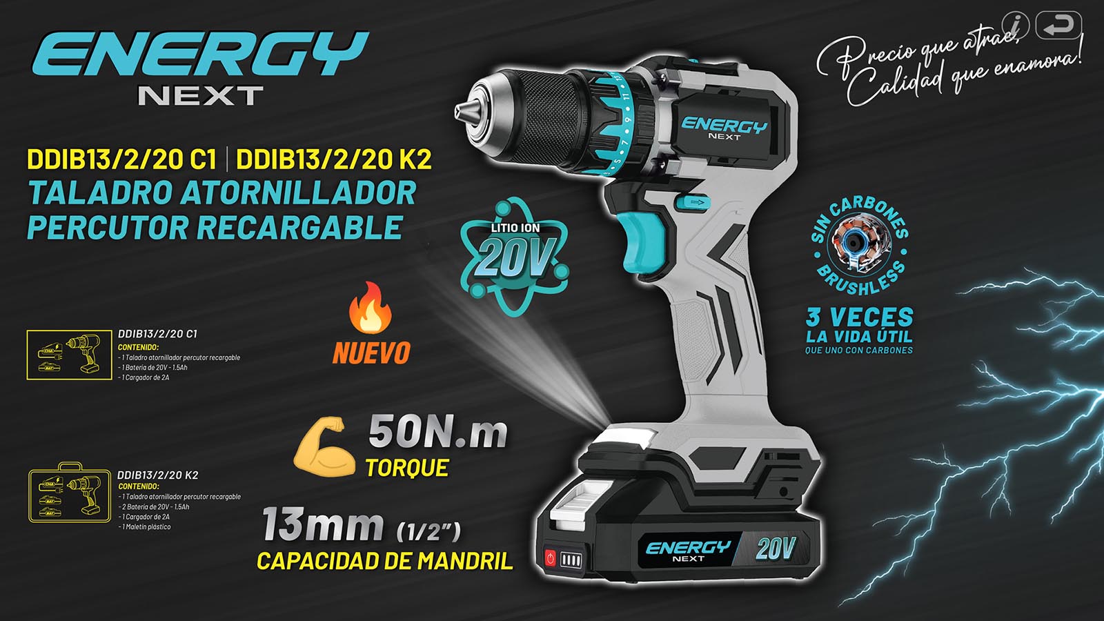 ENERGY - 20V Taladro