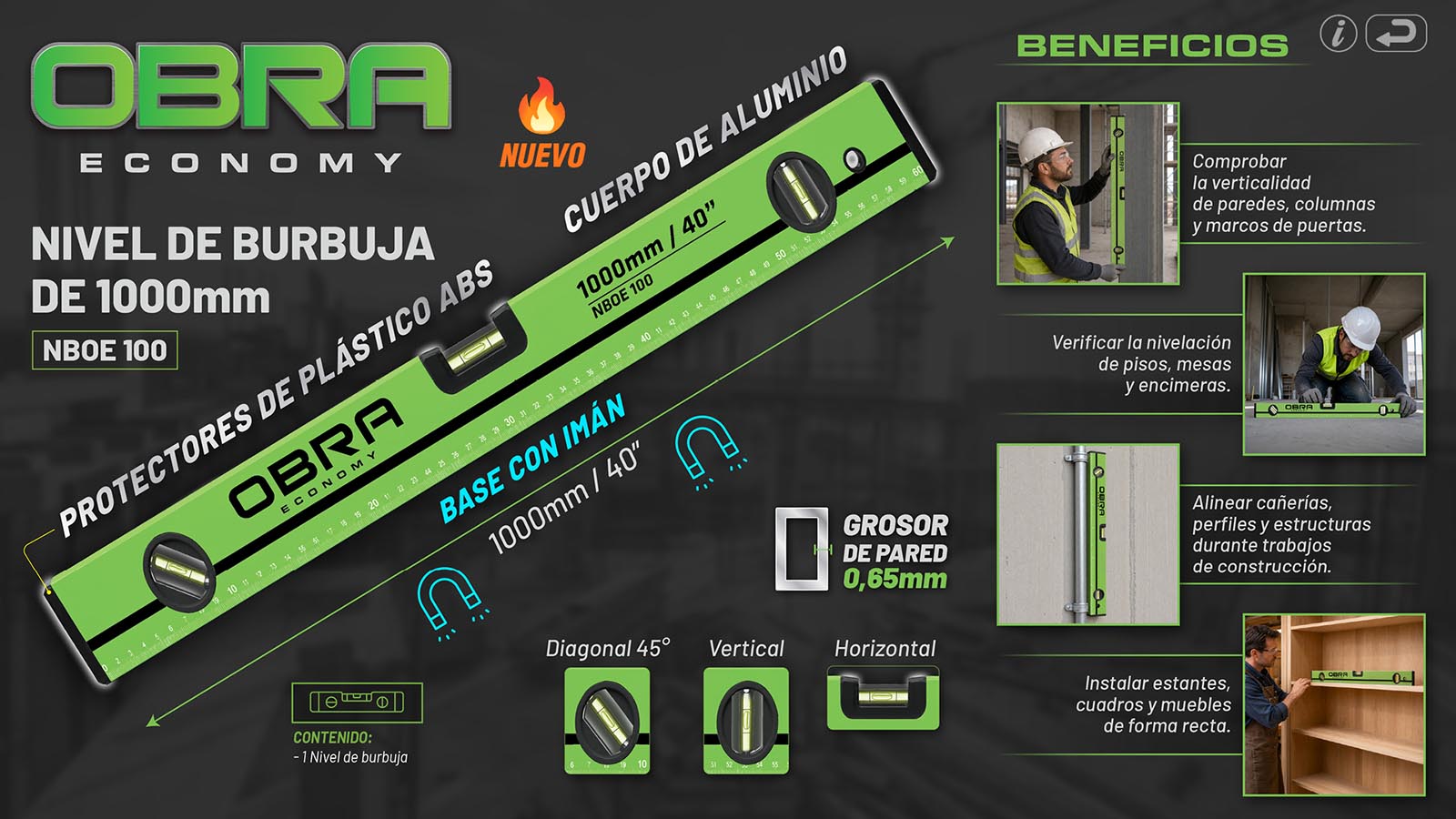 OBRA - Nivel Burbuja 5