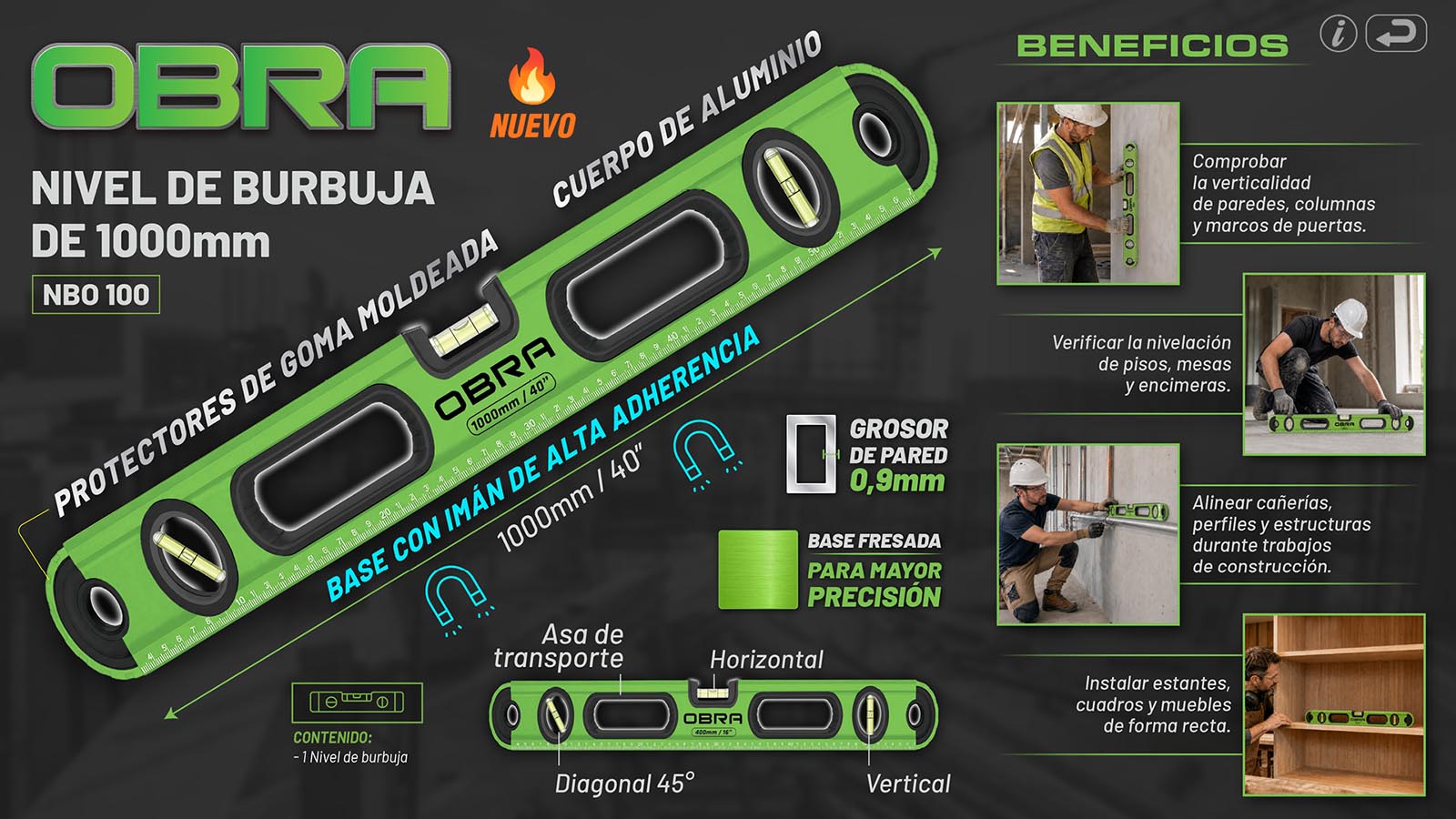 OBRA - Nivel Burbuja 5B