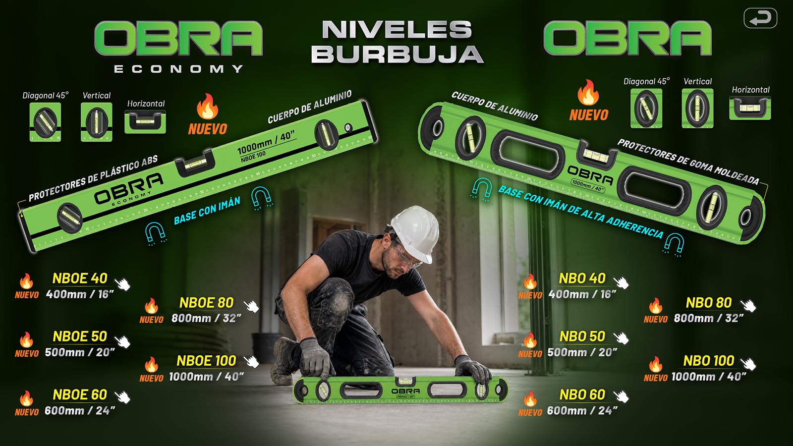 OBRA - Niveles Burbuja Caratula