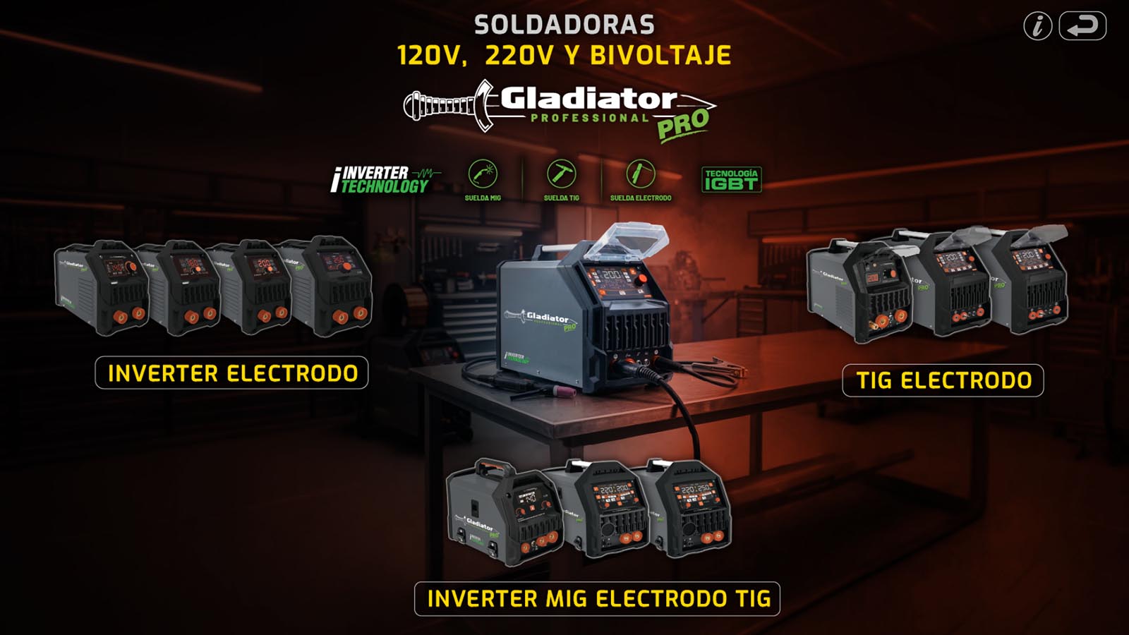 Soldadoras G 120v