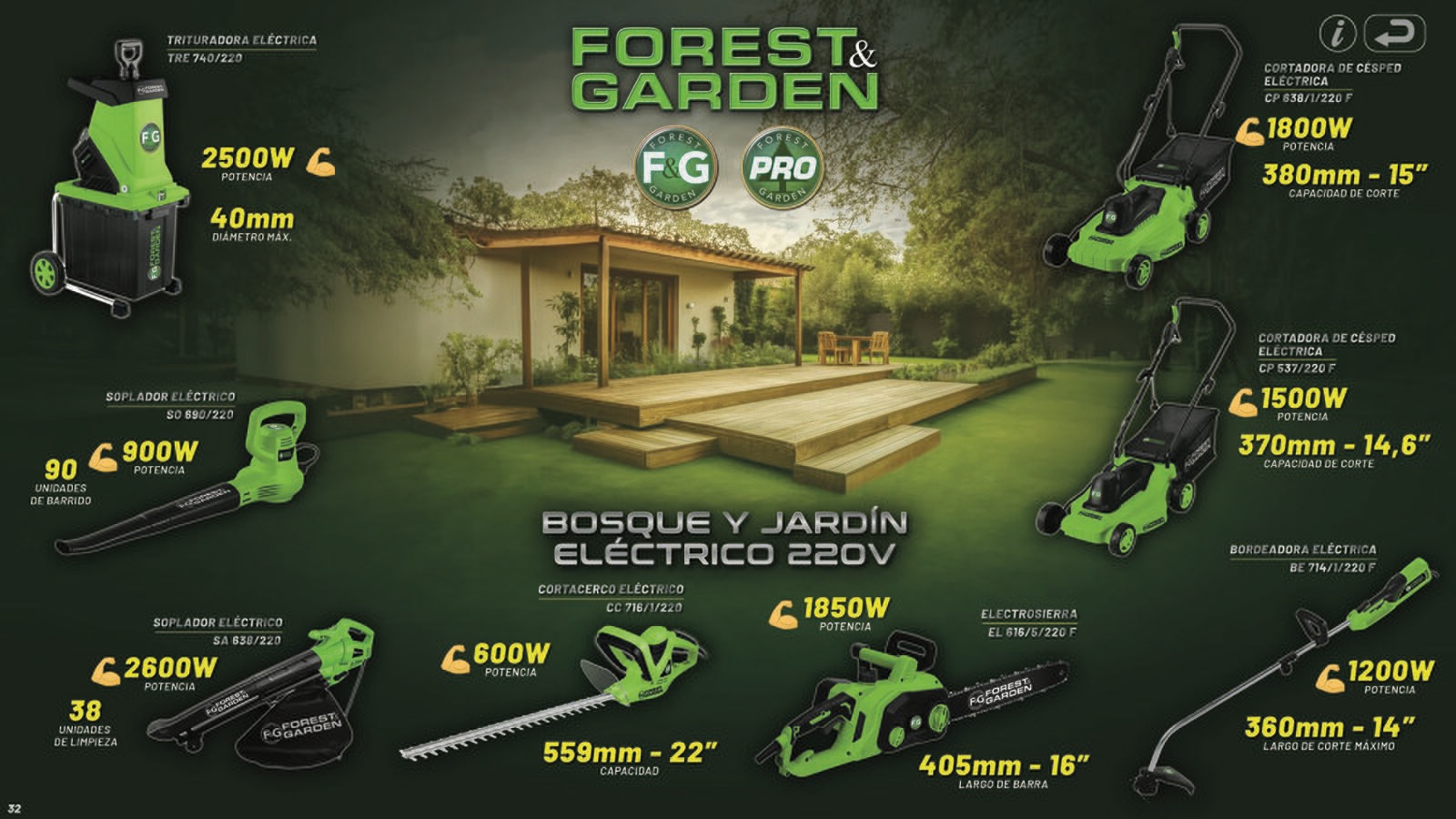 Bosque y Jardin F&G 220v