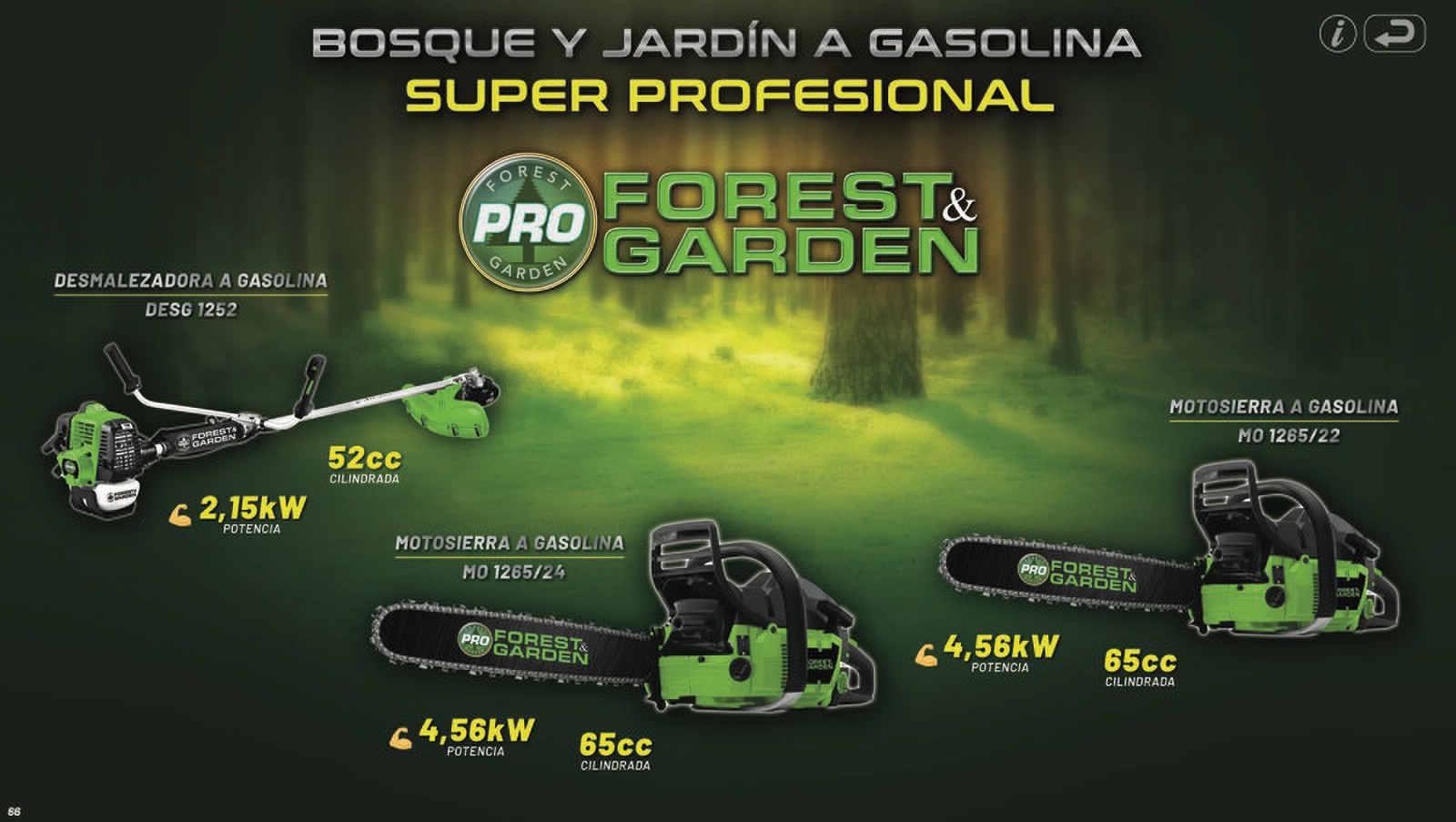 Bosque y Jardin Gasolina Super Profesional