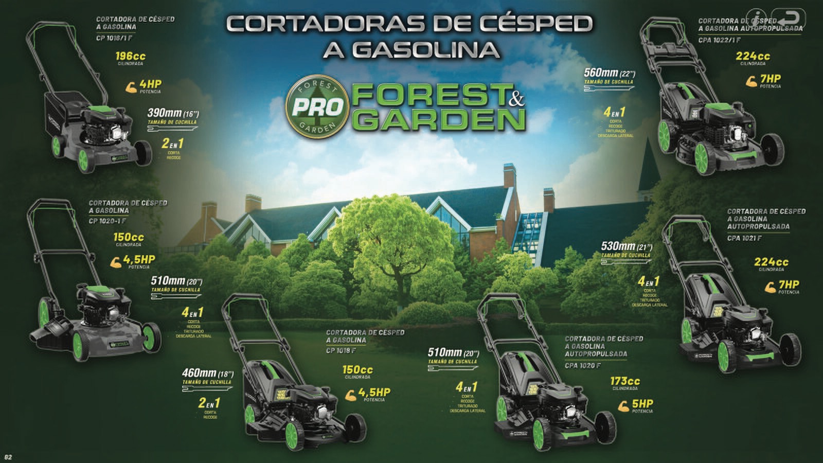 Cotadoras de Cesped F&G