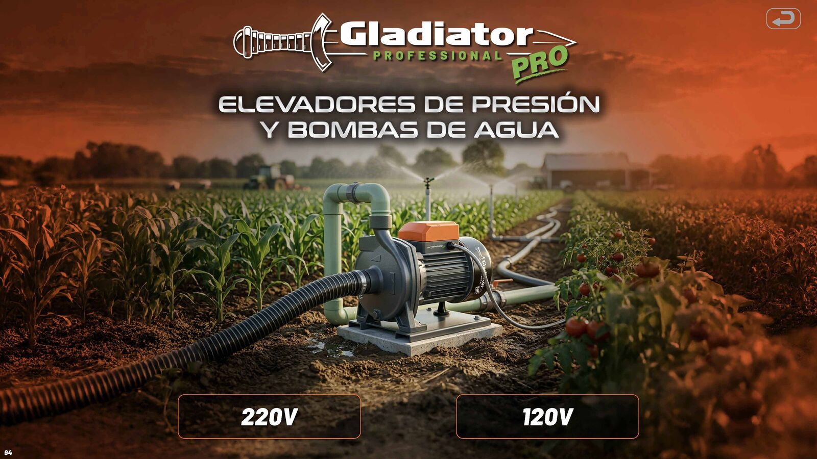 Elevadoras y bombas de agua G