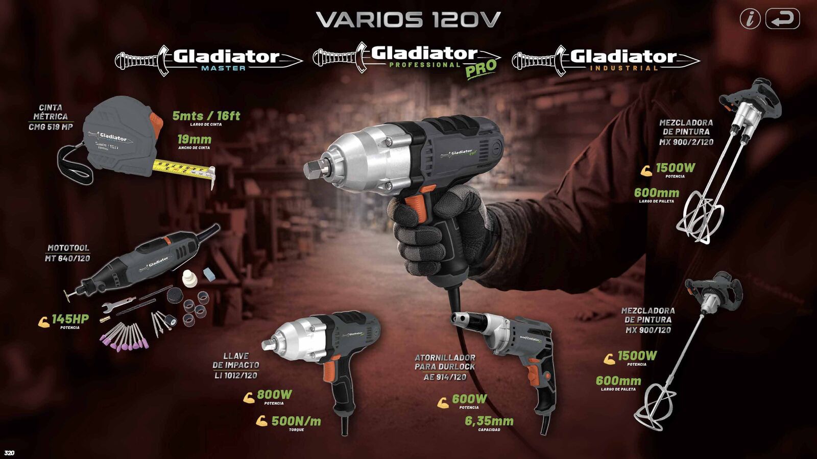 Varios G 120v