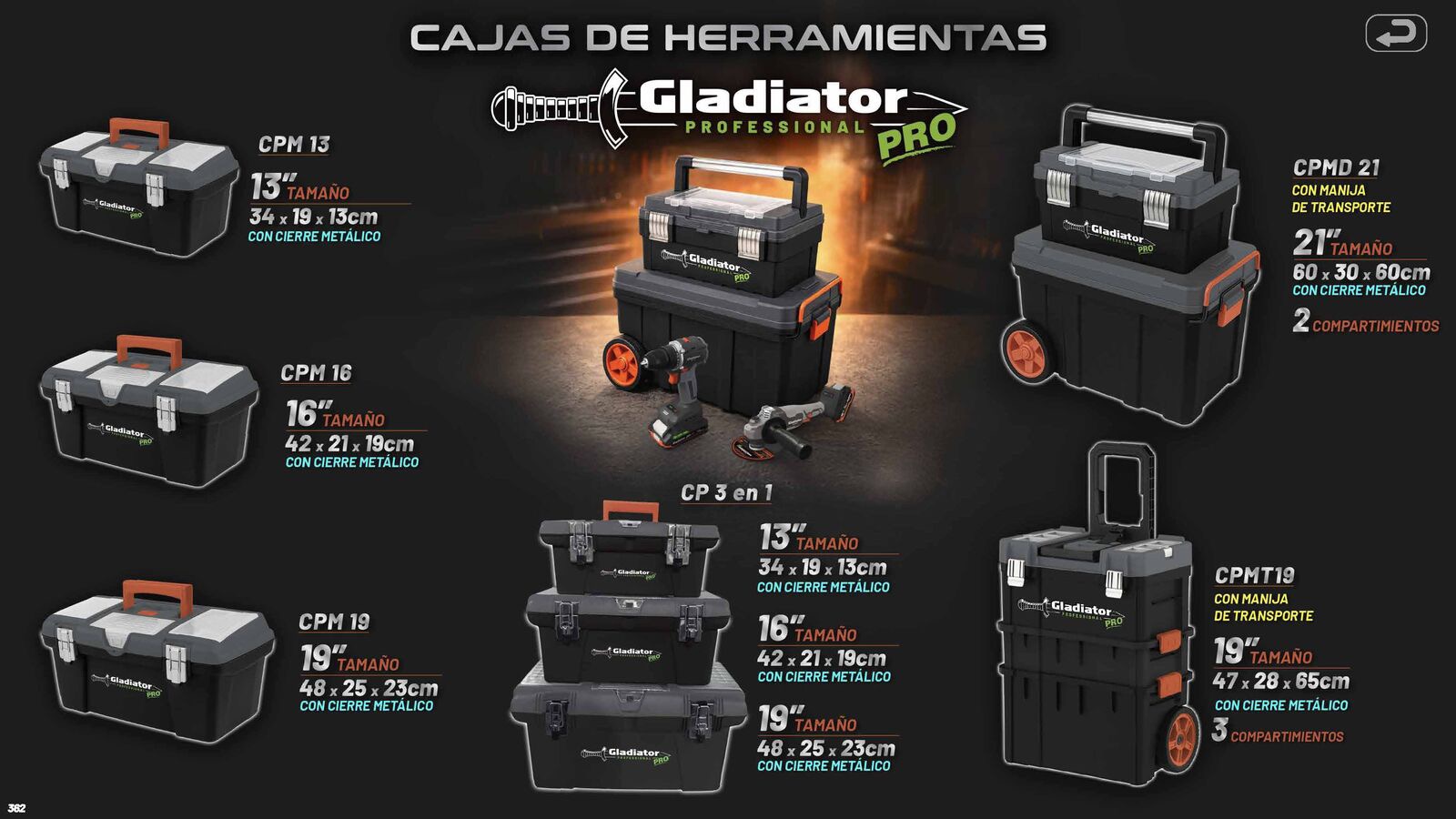 Cajas para Herramientas G