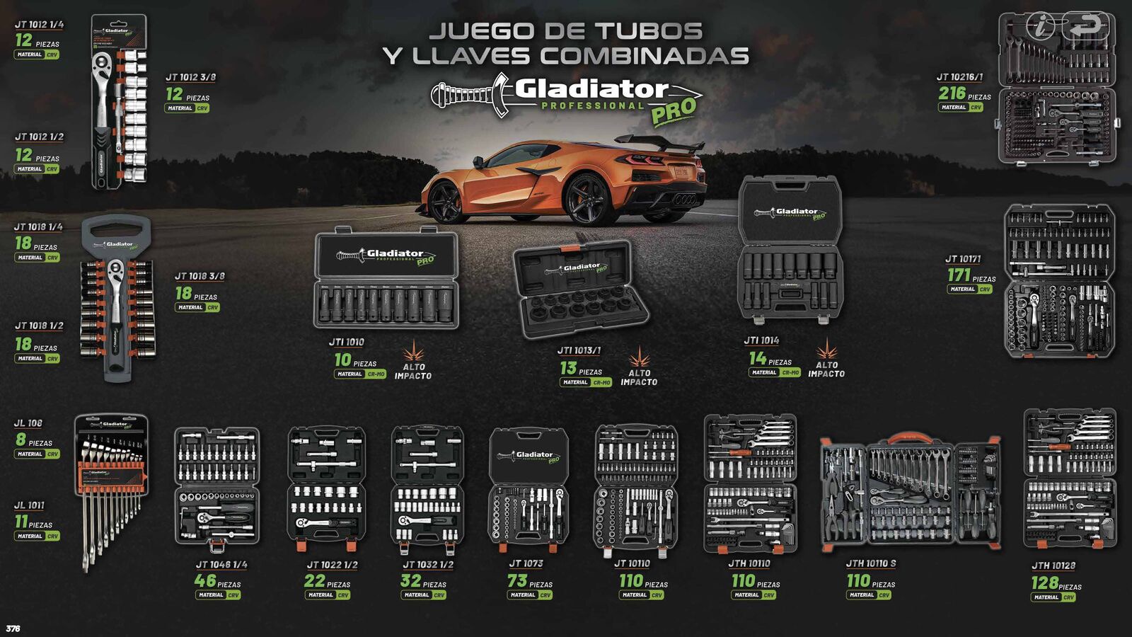 Juego de Tubos G metrico